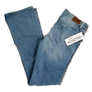 WILDFOX Mid-Rose Classic Boot Blue HAZE Jeans
